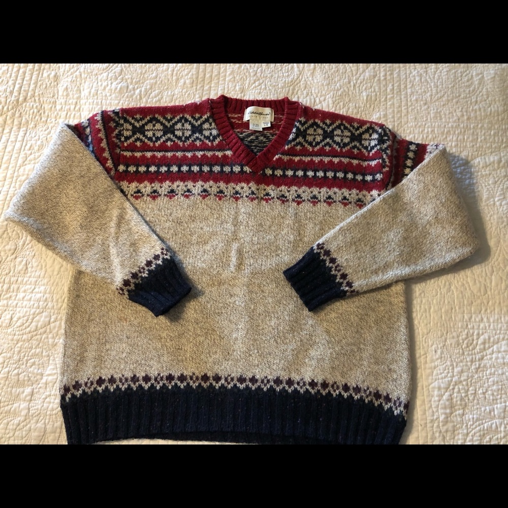 Eddie Bauer V Neck Sweater
